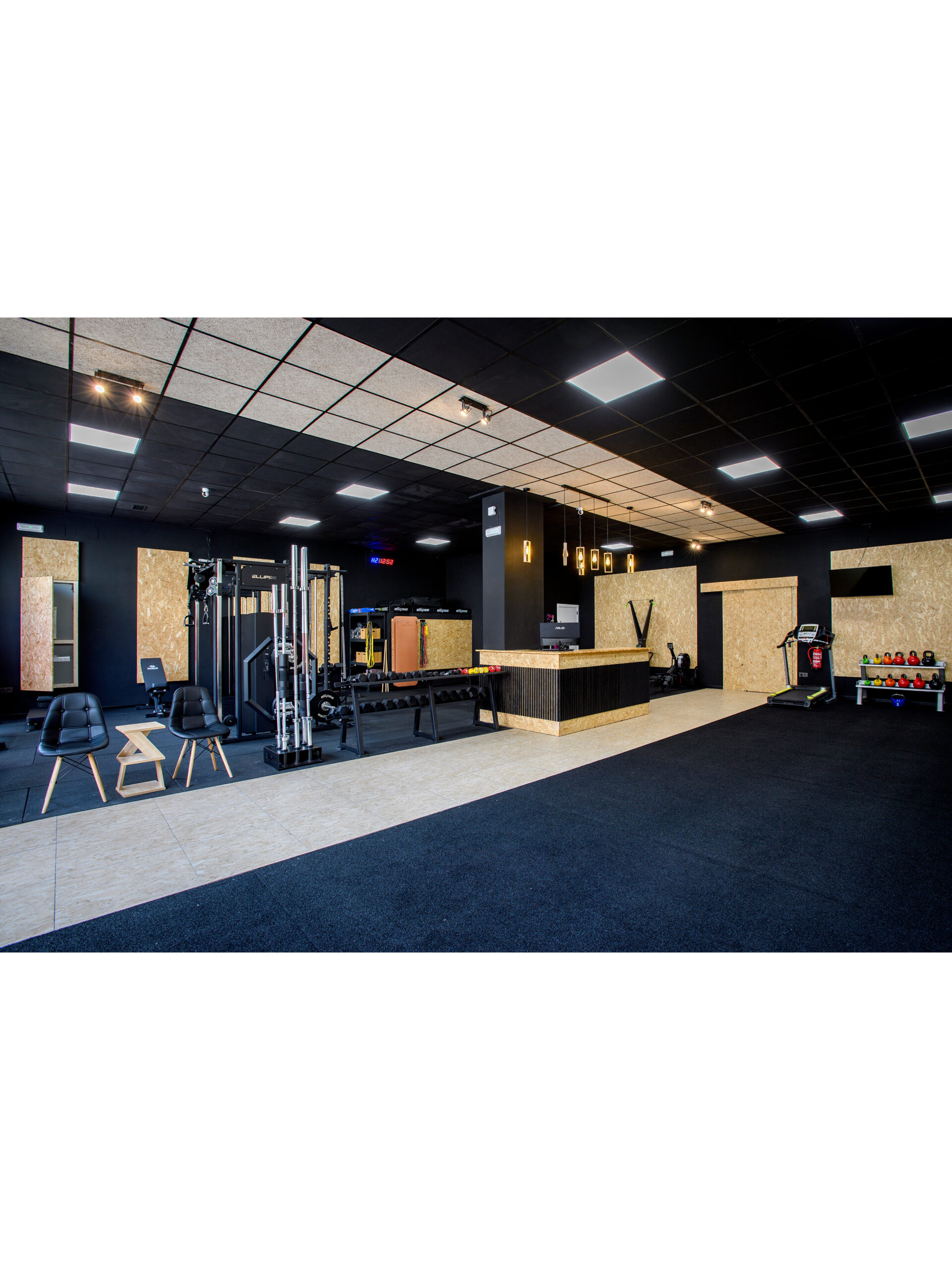 Vista general del gimnasio